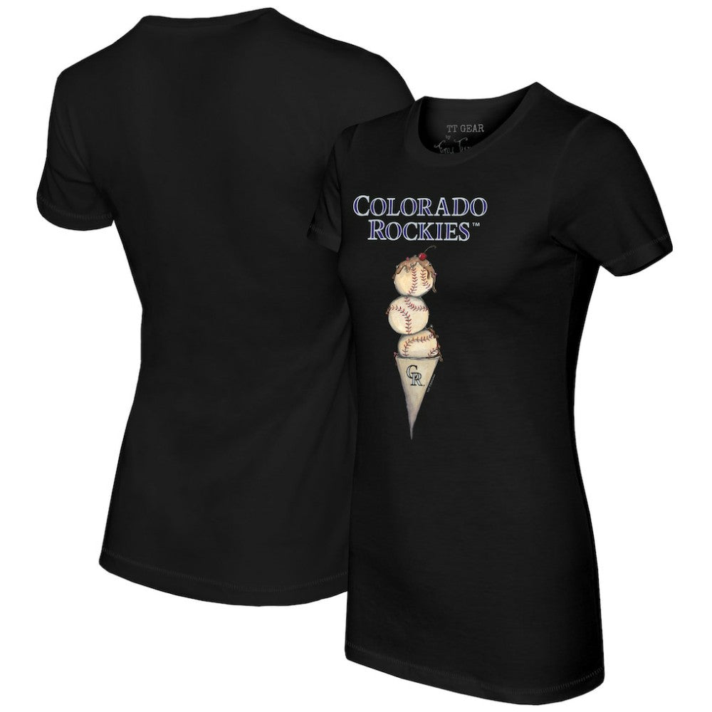 Colorado Rockies Tiny Turnip Women's Triple Scoop T-Shirt for sale
