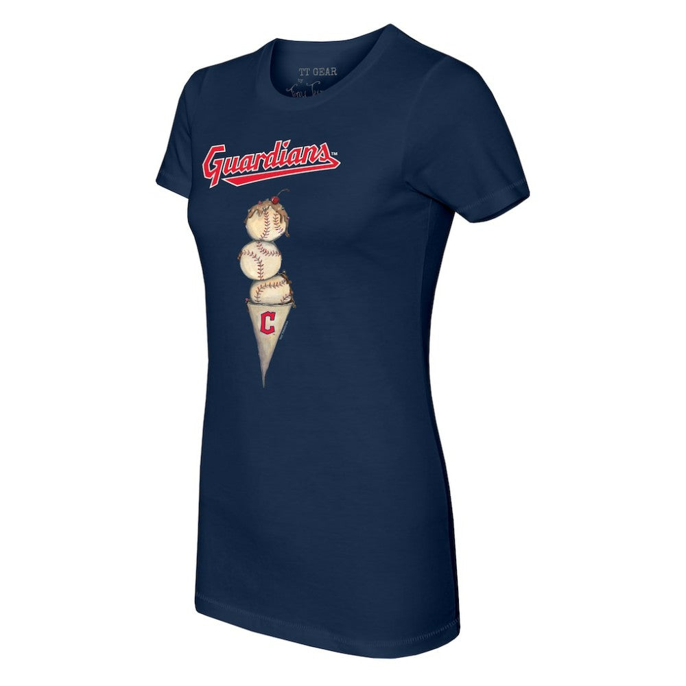 Cleveland Guardians Tiny Turnip Women's Triple Scoop T-Shirt Sale