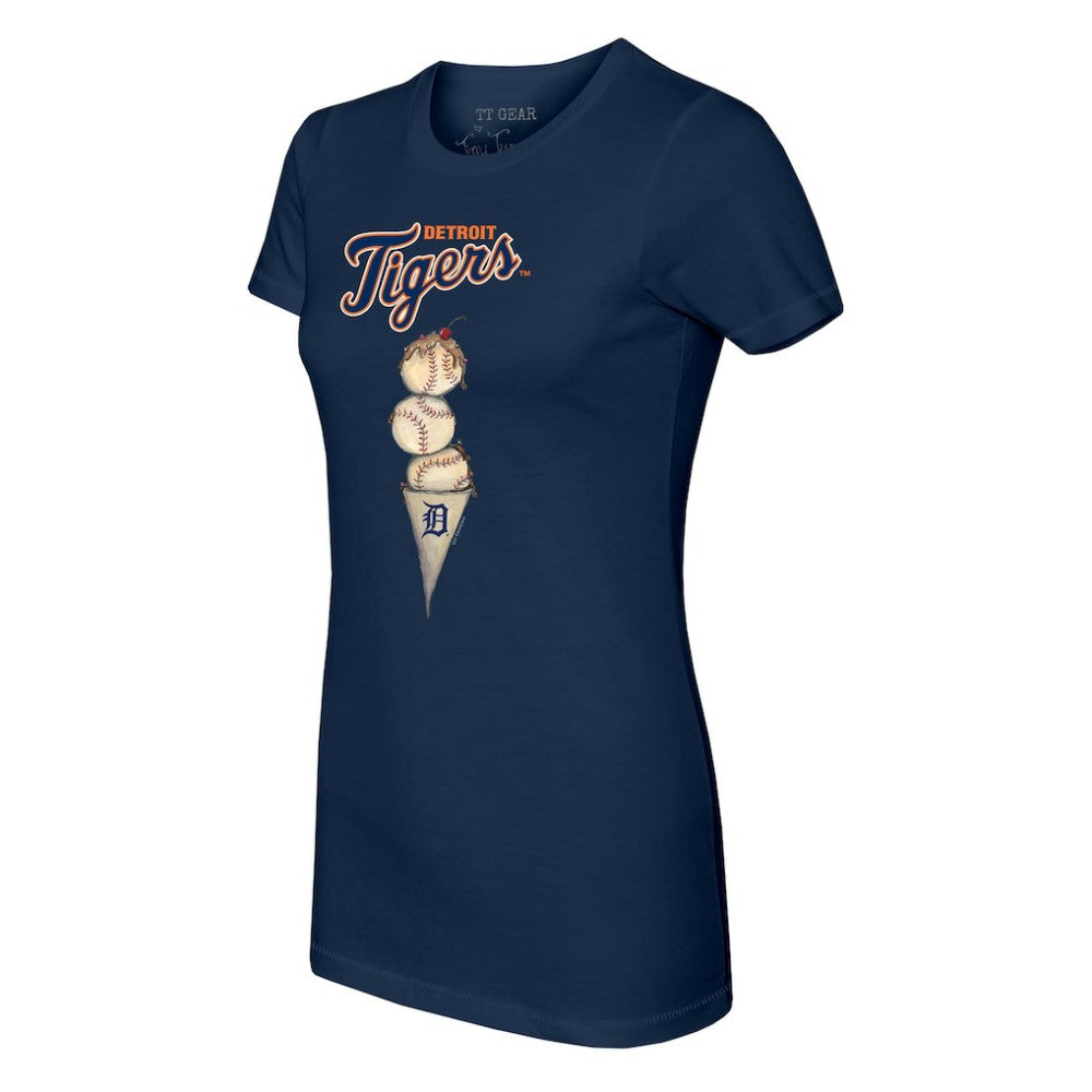 Detroit Tigers Tiny Turnip Women's Triple Scoop T-Shirt Sale