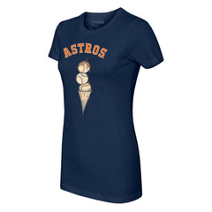 Houston Astros Tiny Turnip Women's Triple Scoop T-Shirt On Sale