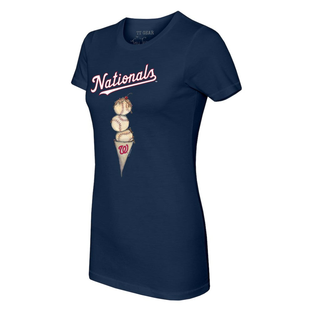 Washington Nationals Tiny Turnip Women's Triple Scoop T-Shirt Online