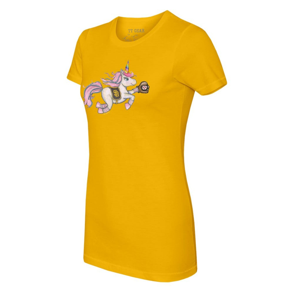San Diego Padres Tiny Turnip Women's Unicorn T-Shirt Sale