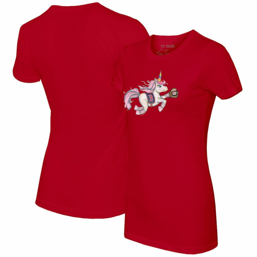 Boston Red Sox Tiny Turnip Women's Unicorn T-Shirt discount