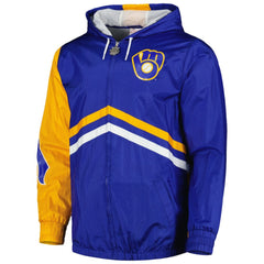 Milwaukee Brewers Mitchell & Ness Undeniable Full-Zip Hoodie Windbreaker Jacket Sale