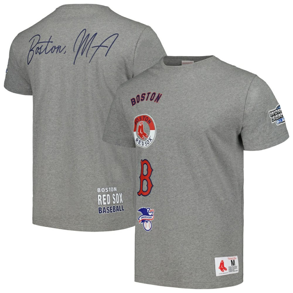 Boston Red Sox Mitchell & Ness Cooperstown Collection City Collection T-Shirt discount