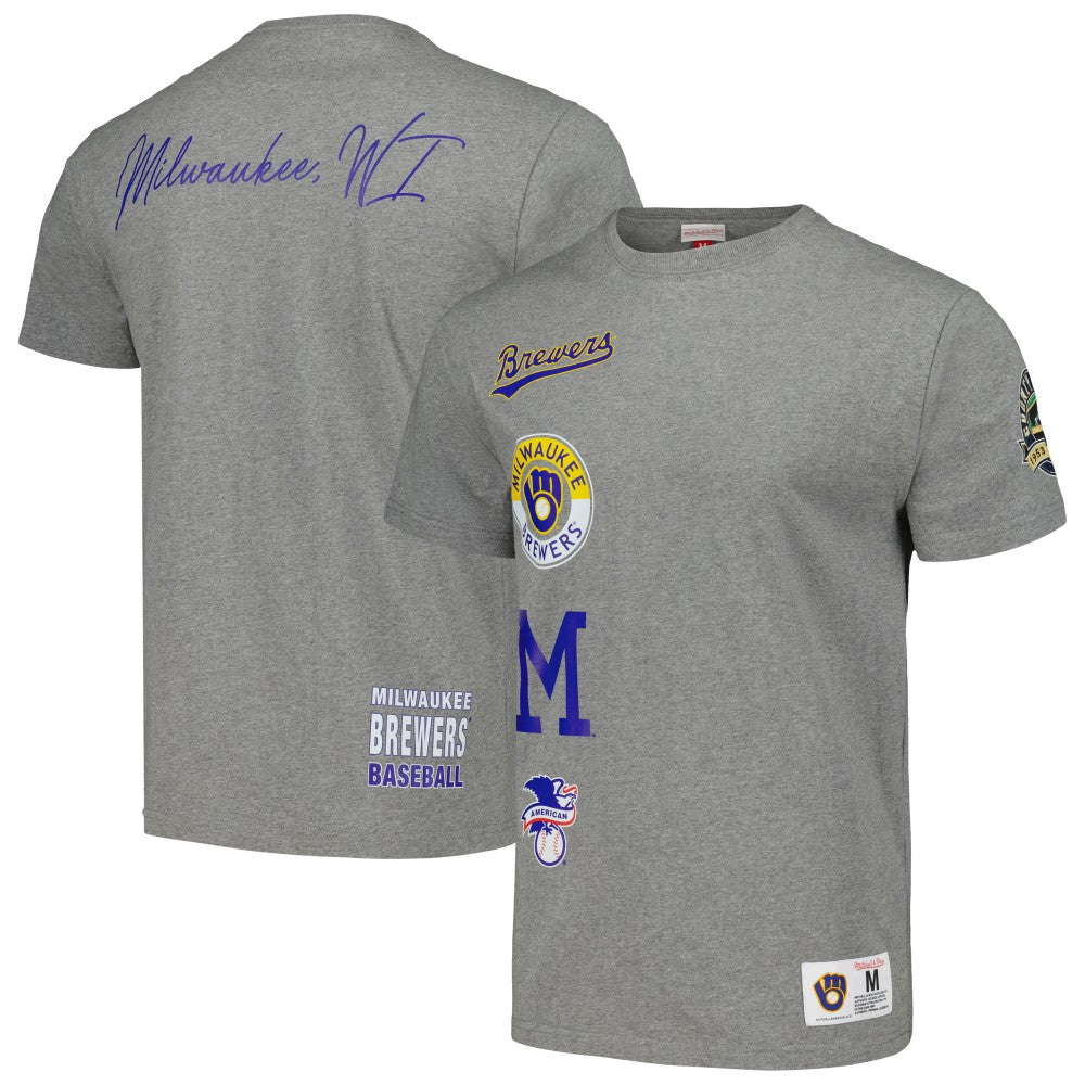 Milwaukee Brewers Mitchell & Ness Cooperstown Collection City Collection T-Shirt discount