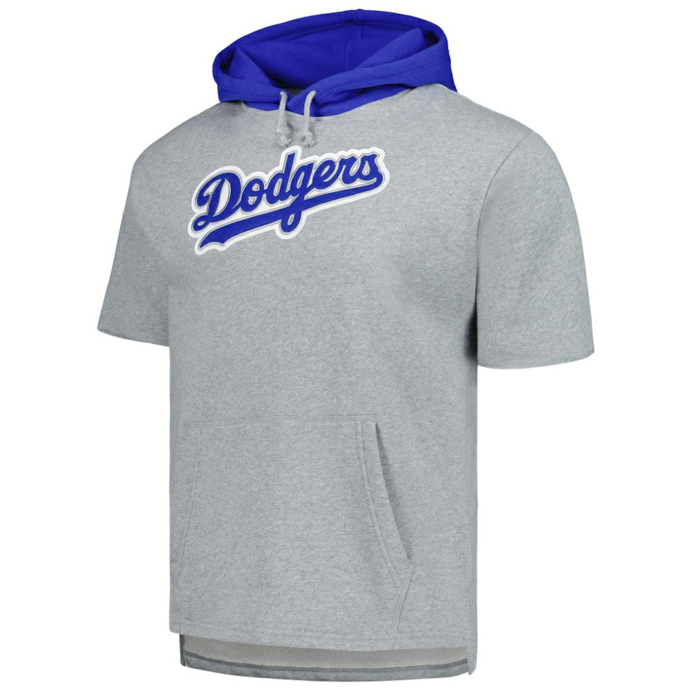 Los Angeles Dodgers Mitchell & Ness Postgame Short Sleeve Pullover Hoodie Sale