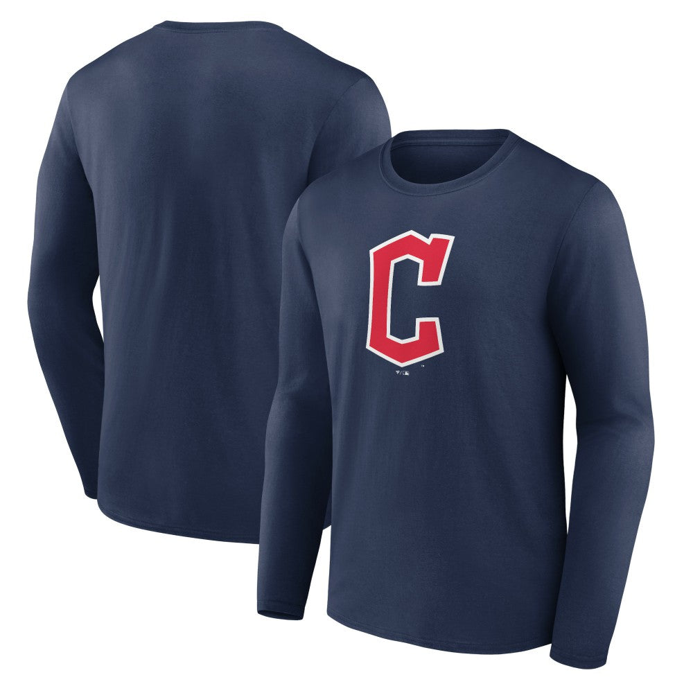 Cleveland Guardians Official Wordmark Long Sleeve T-Shirt On Sale