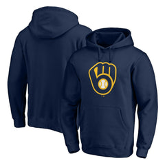 Milwaukee Brewers Official Team Logo Pullover Hoodie discount