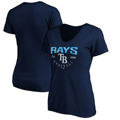 Tampa Bay Rays Women's Core Live For It V-Neck T-Shirt Lifestyle