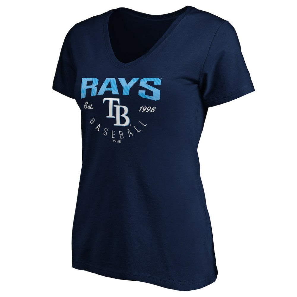 Tampa Bay Rays Women's Core Live For It V-Neck T-Shirt Lifestyle