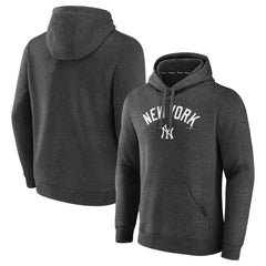 New York Yankees Team Lock Up Wordmark Pullover Hoodie Lifestyle