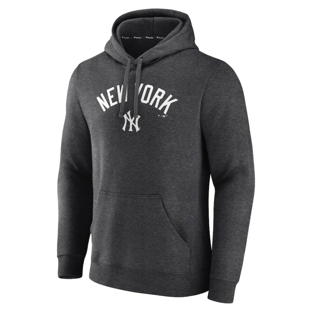 New York Yankees Team Lock Up Wordmark Pullover Hoodie Lifestyle