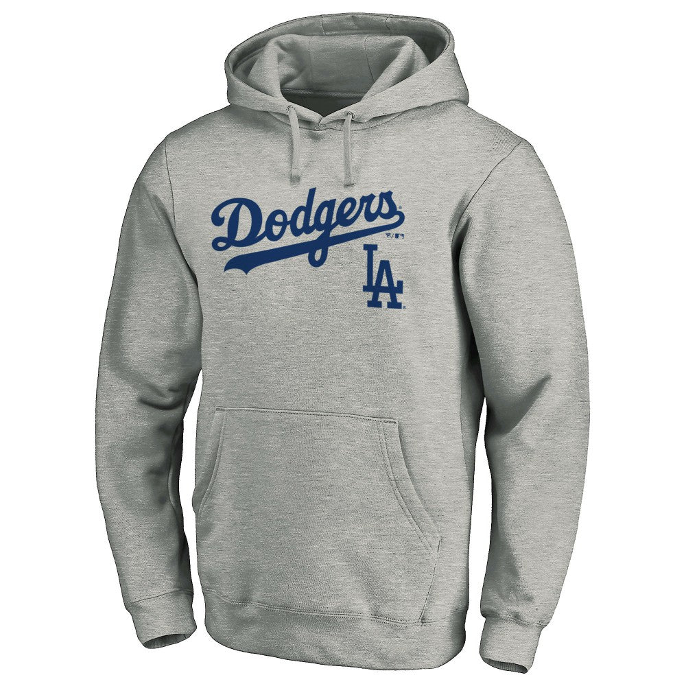 Los Angeles Dodgers Team Lock Up Wordmark Pullover Hoodie Near Me