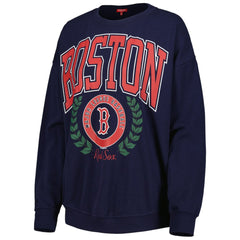 Boston Red Sox Mitchell & Ness Women's Logo Lt 2.0 Pullover Sweatshirt for sale