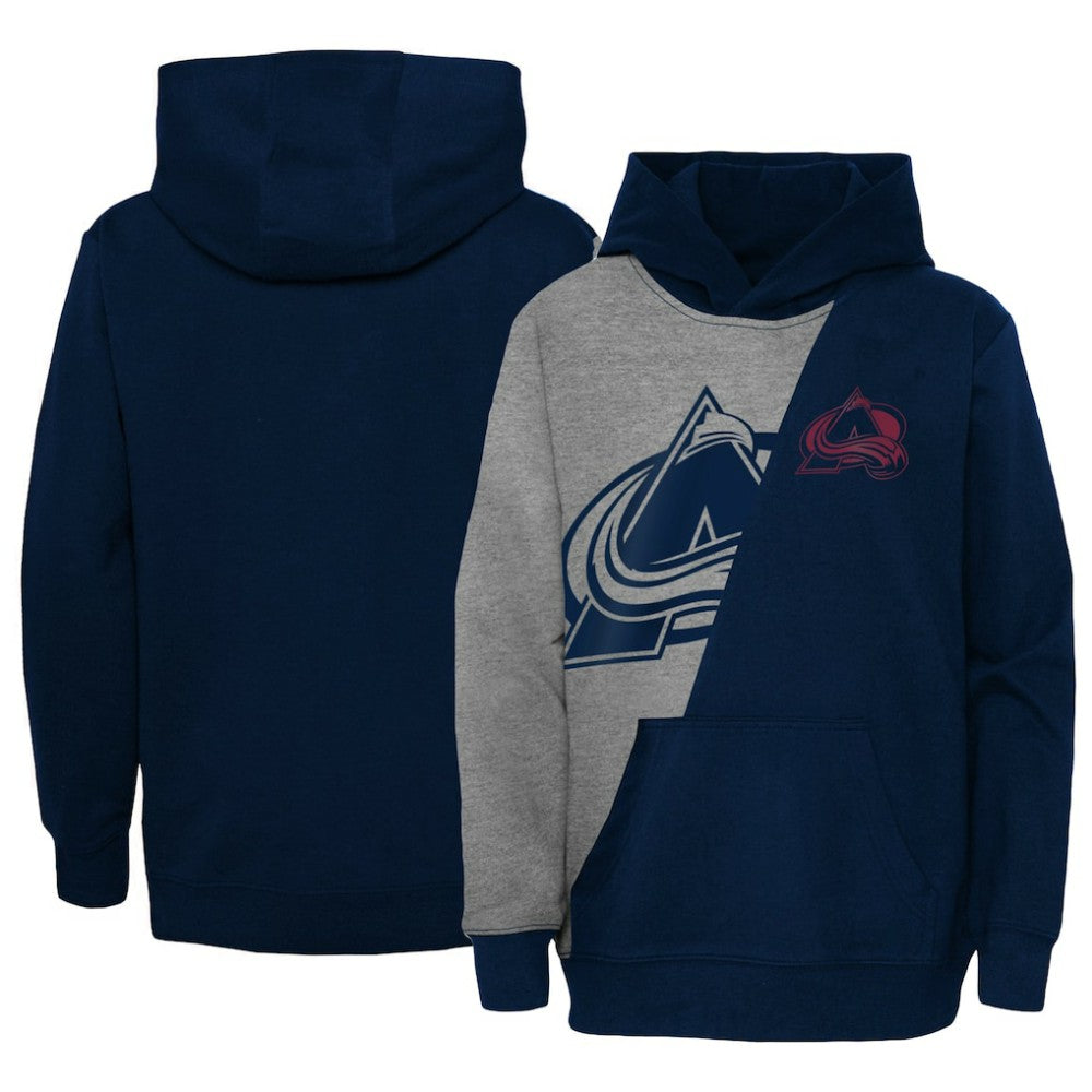 Colorado Avalanche - Preschool Unrivaled Pullover Hoodie Gray/Navy