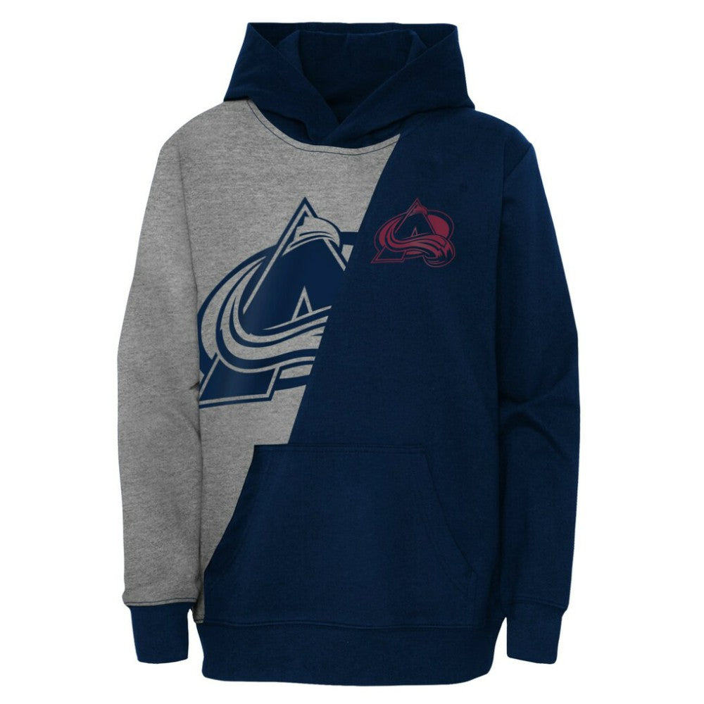 Colorado Avalanche - Preschool Unrivaled Pullover Hoodie Gray/Navy