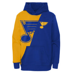 St. Louis Blues - Youth Unrivaled Pullover Hoodie Gold/Blue