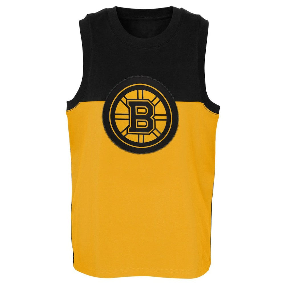 Boston Bruins Youth Revitalize Tank Top Gold/Black