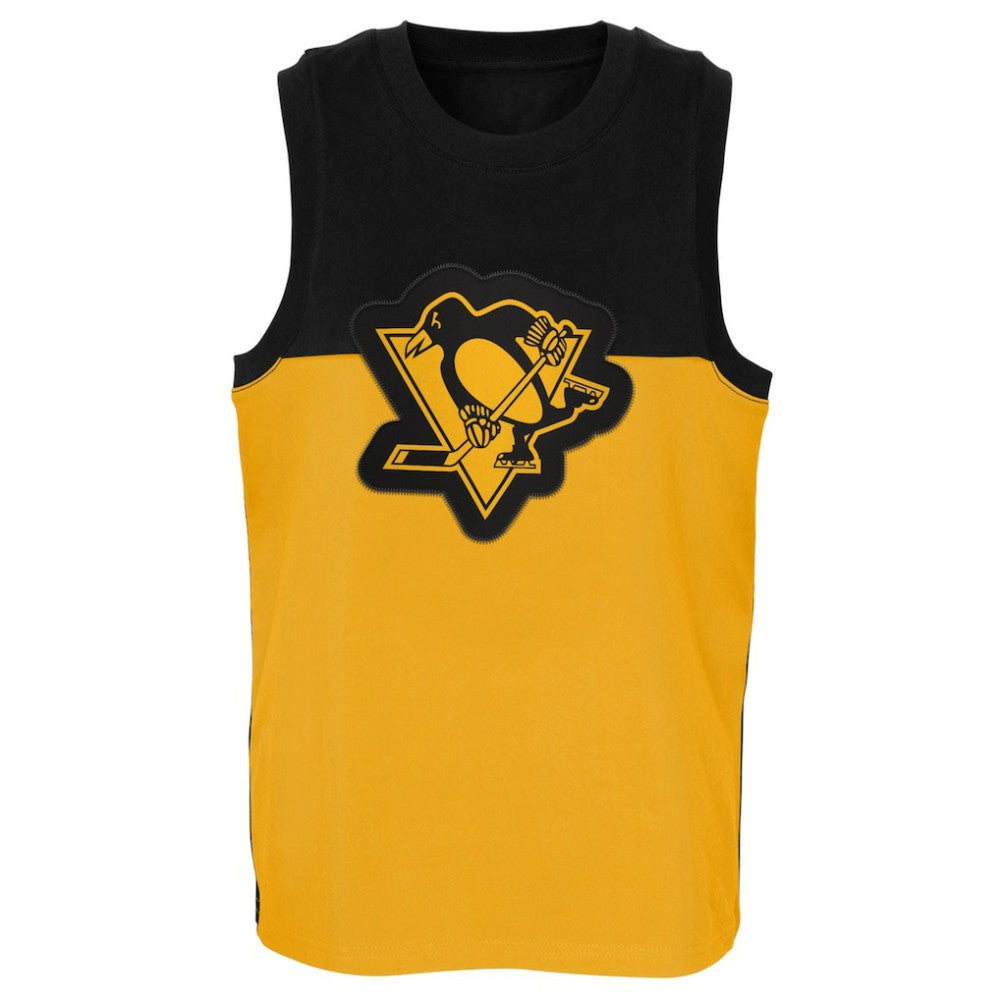 Pittsburgh Penguins Youth Revitalize Tank Top Gold/Black