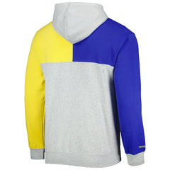 Mitchell & Ness - Golden State Warriors Tie-Breaker Pullover Hoodie - Heather Gray