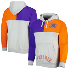 Mitchell & Ness - Phoenix Suns Tie-Breaker Pullover Hoodie - Heather Gray