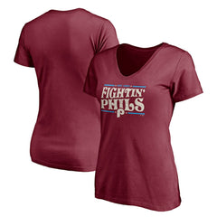 Philadelphia Phillies Women's Fightin' Phils V-Neck T-Shirt Online