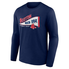 Boston Red Sox The Pennant Long Sleeve T-Shirt On Sale