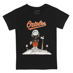 Baltimore Orioles Tiny Turnip Youth Astronaut T-Shirt discount