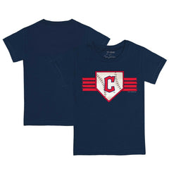 Cleveland Guardians Tiny Turnip Youth Base Stripe T-Shirt Online