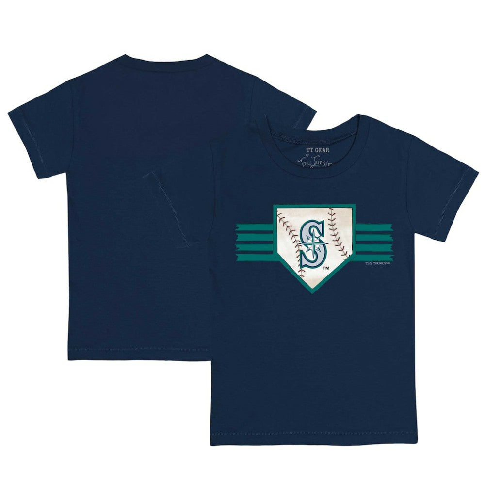 Seattle Mariners Tiny Turnip Youth Base Stripe T-Shirt Sale