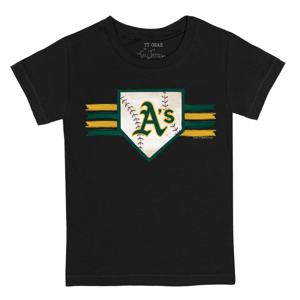 Athletics Tiny Turnip Youth Base Stripe T-Shirt On Sale