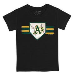 Athletics Tiny Turnip Youth Base Stripe T-Shirt On Sale
