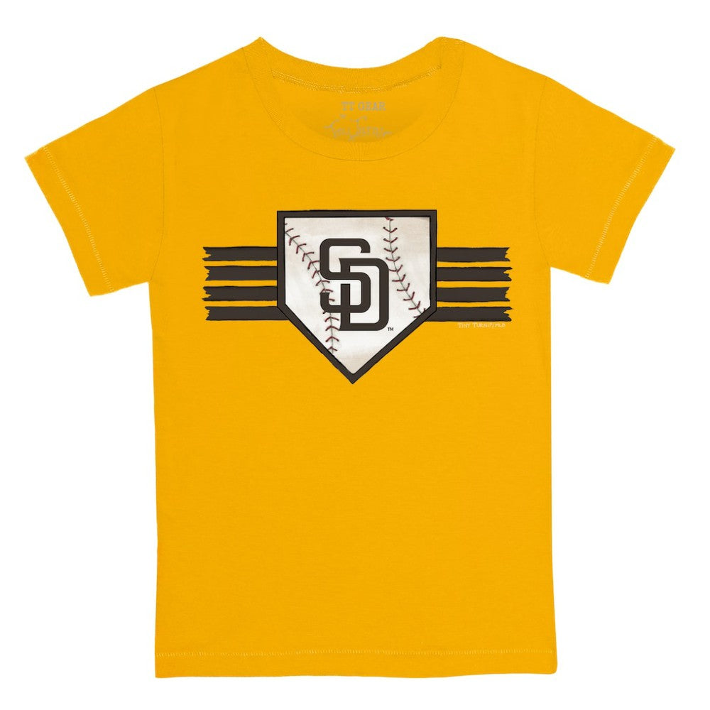 San Diego Padres Tiny Turnip Youth Base Stripe T-Shirt Sale