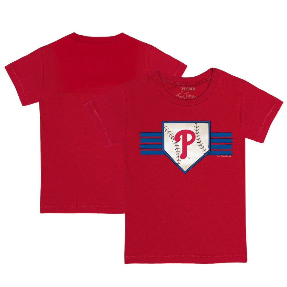 Philadelphia Phillies Tiny Turnip Youth Base Stripe T-Shirt Online