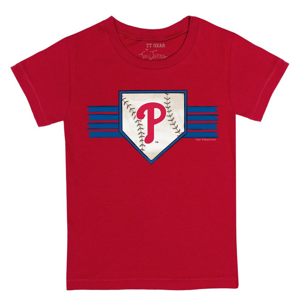 Philadelphia Phillies Tiny Turnip Youth Base Stripe T-Shirt Online