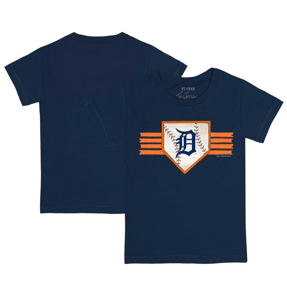 Detroit Tigers Tiny Turnip Youth Base Stripe T-Shirt Clearance
