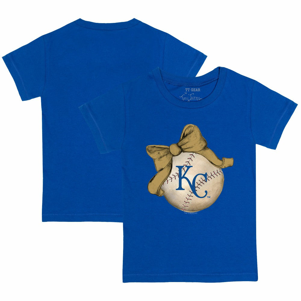 Kansas City Royals Tiny Turnip Youth Baseball Bow T-Shirt Online