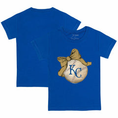 Kansas City Royals Tiny Turnip Youth Baseball Bow T-Shirt Online