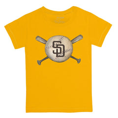 San Diego Padres Tiny Turnip Youth Baseball Cross Bats T-Shirt discount