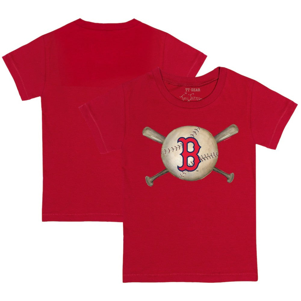 Boston Red Sox Tiny Turnip Youth Baseball Cross Bats T-Shirt for sale