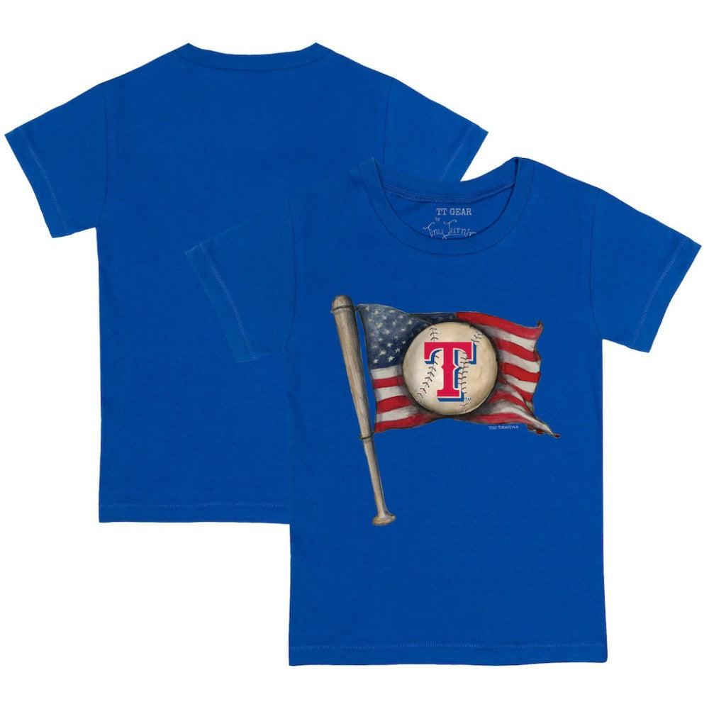 Texas Rangers Tiny Turnip Youth Baseball Flag T-Shirt for sale