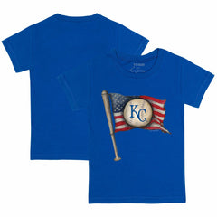 Kansas City Royals Tiny Turnip Youth Baseball Flag T-Shirt for sale
