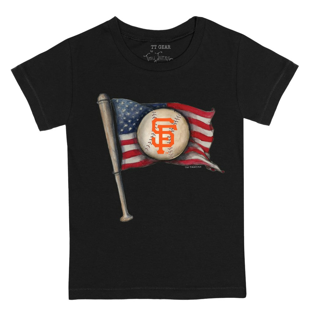 San Francisco Giants Tiny Turnip Youth Baseball Flag T-Shirt Near Me