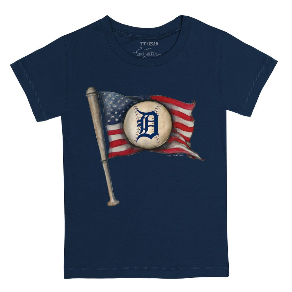 Detroit Tigers Tiny Turnip Youth Baseball Flag T-Shirt Sale
