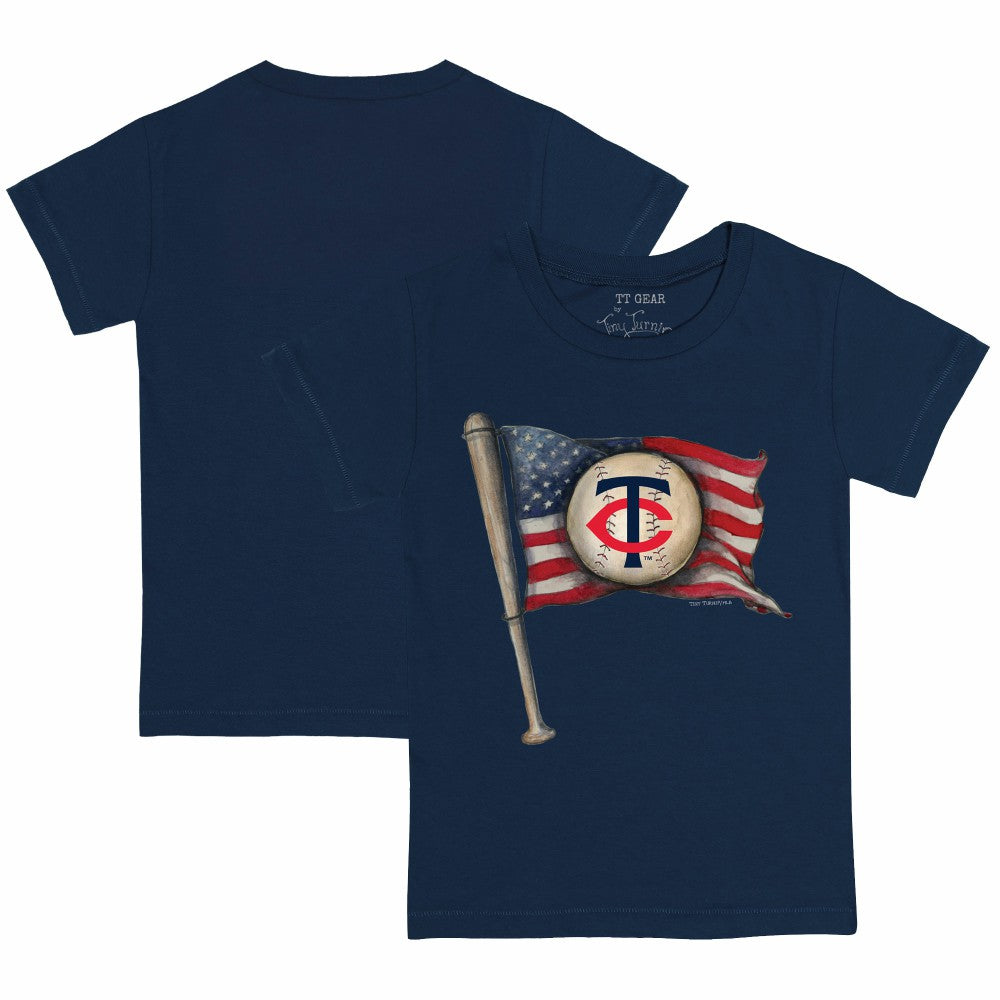 Minnesota Twins Tiny Turnip Youth Baseball Flag T-Shirt Near Me