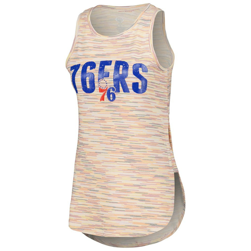 NBA - Philadelphia 76ers Concepts Sport Women's Sunray Tank Top - White