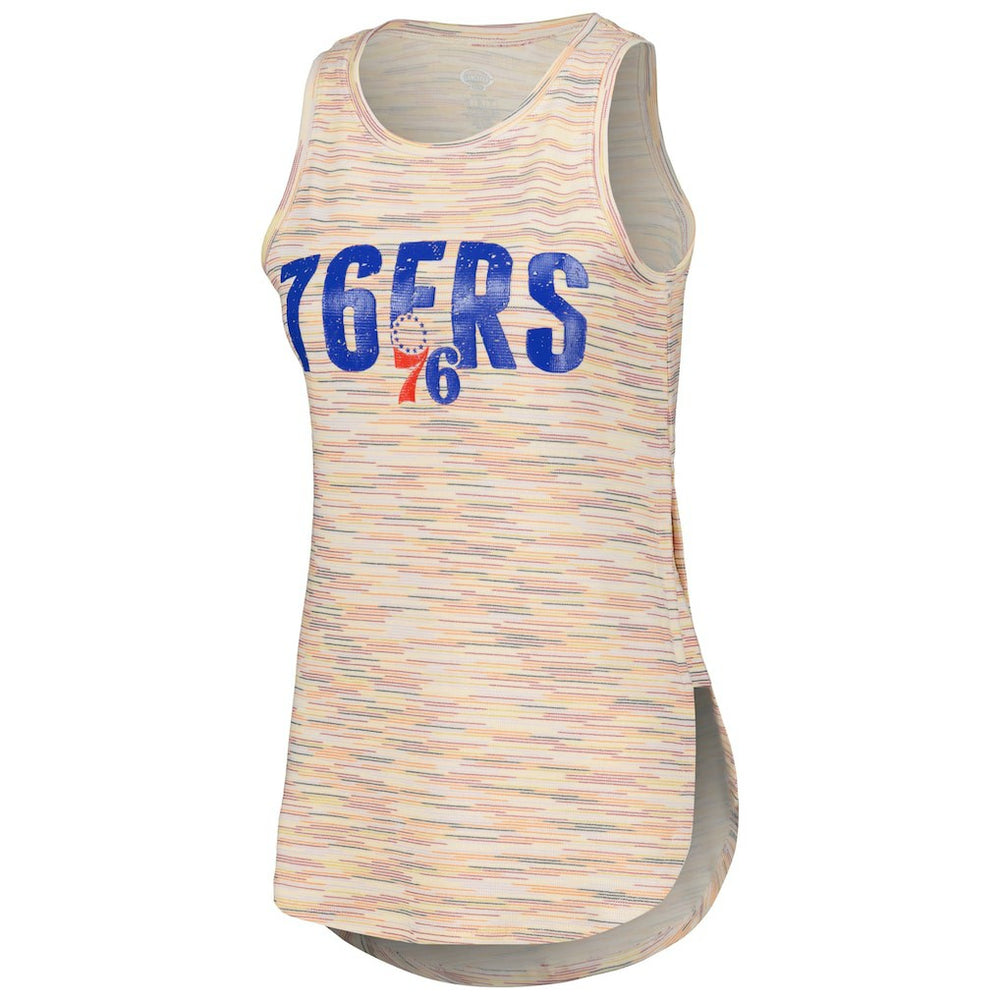 NBA - Philadelphia 76ers Concepts Sport Women's Sunray Tank Top - White