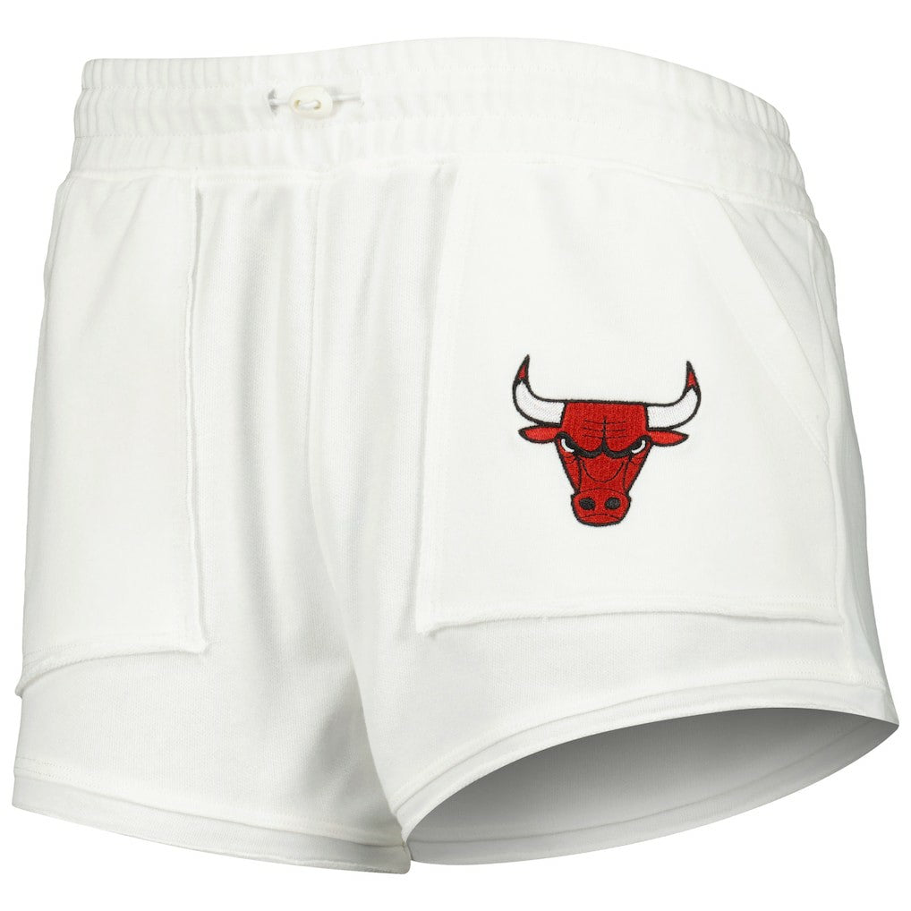 NBA - Chicago Bulls Concepts Sport Women's Sunray Shorts - White