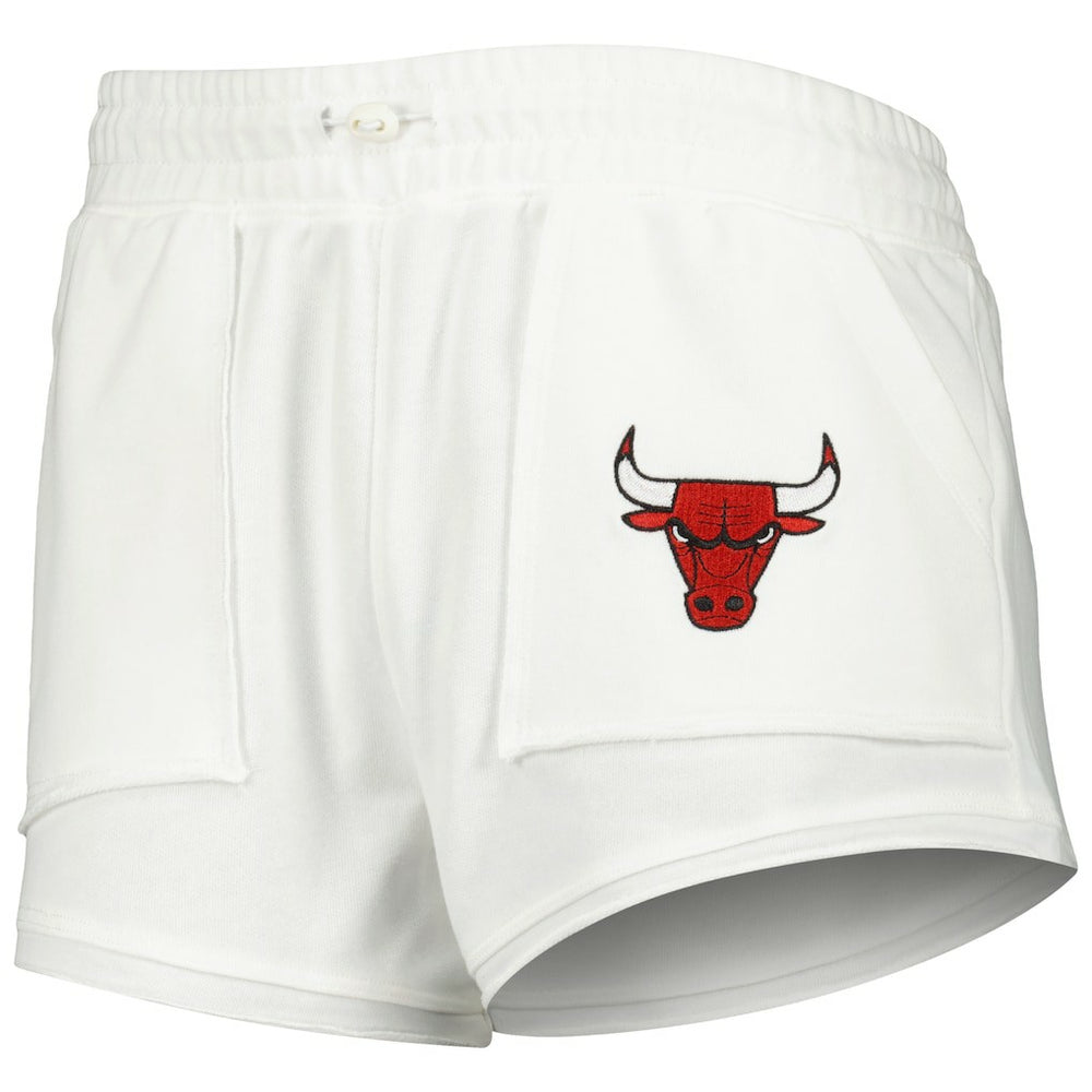 NBA - Chicago Bulls Concepts Sport Women's Sunray Shorts - White